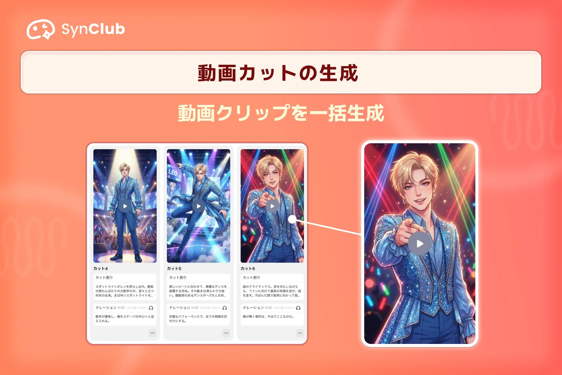 動画カットの生成