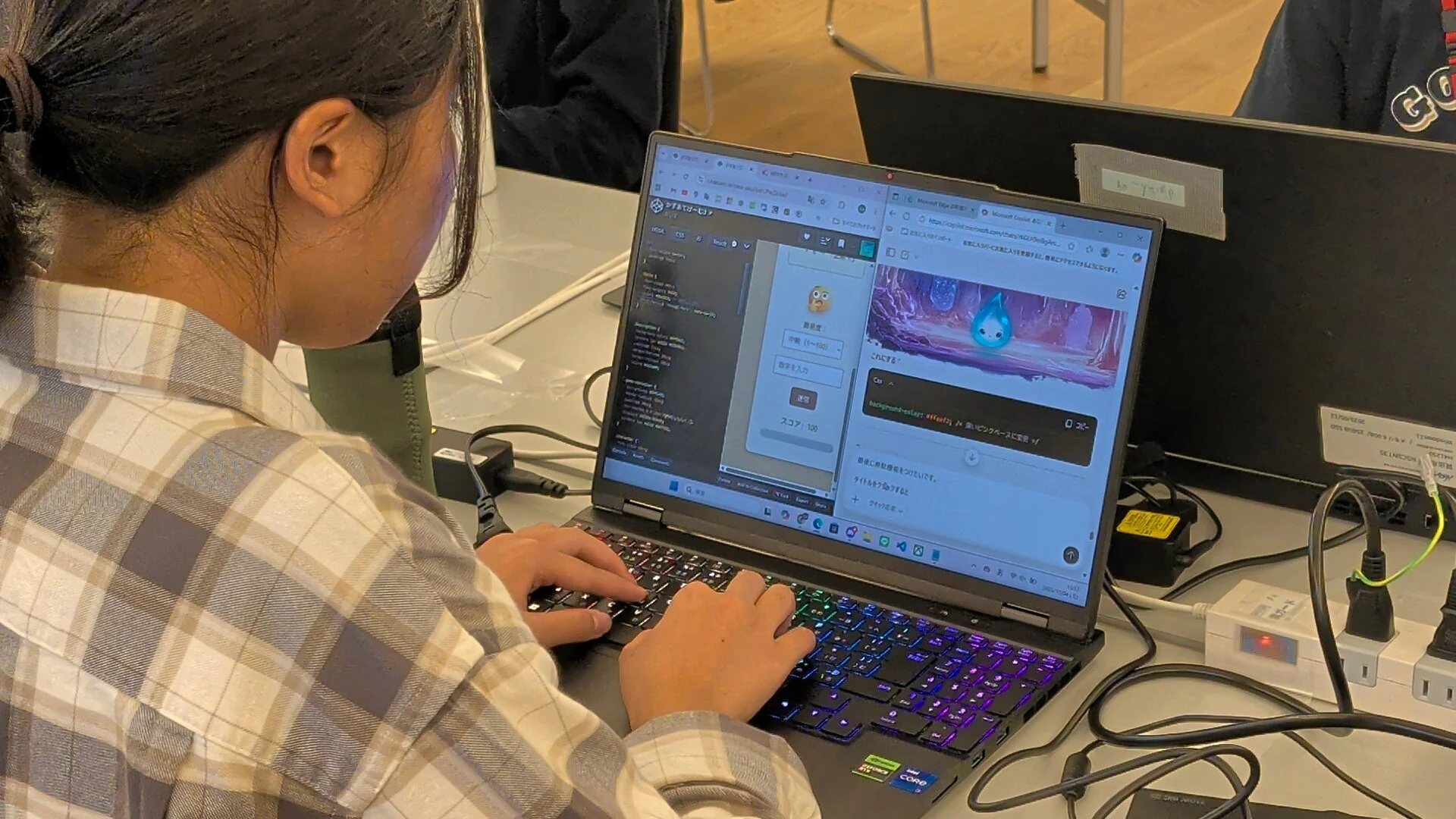 AIを駆使しながらプロダクト開発をする様子