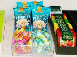 ローストピーナッツとティーバッグ