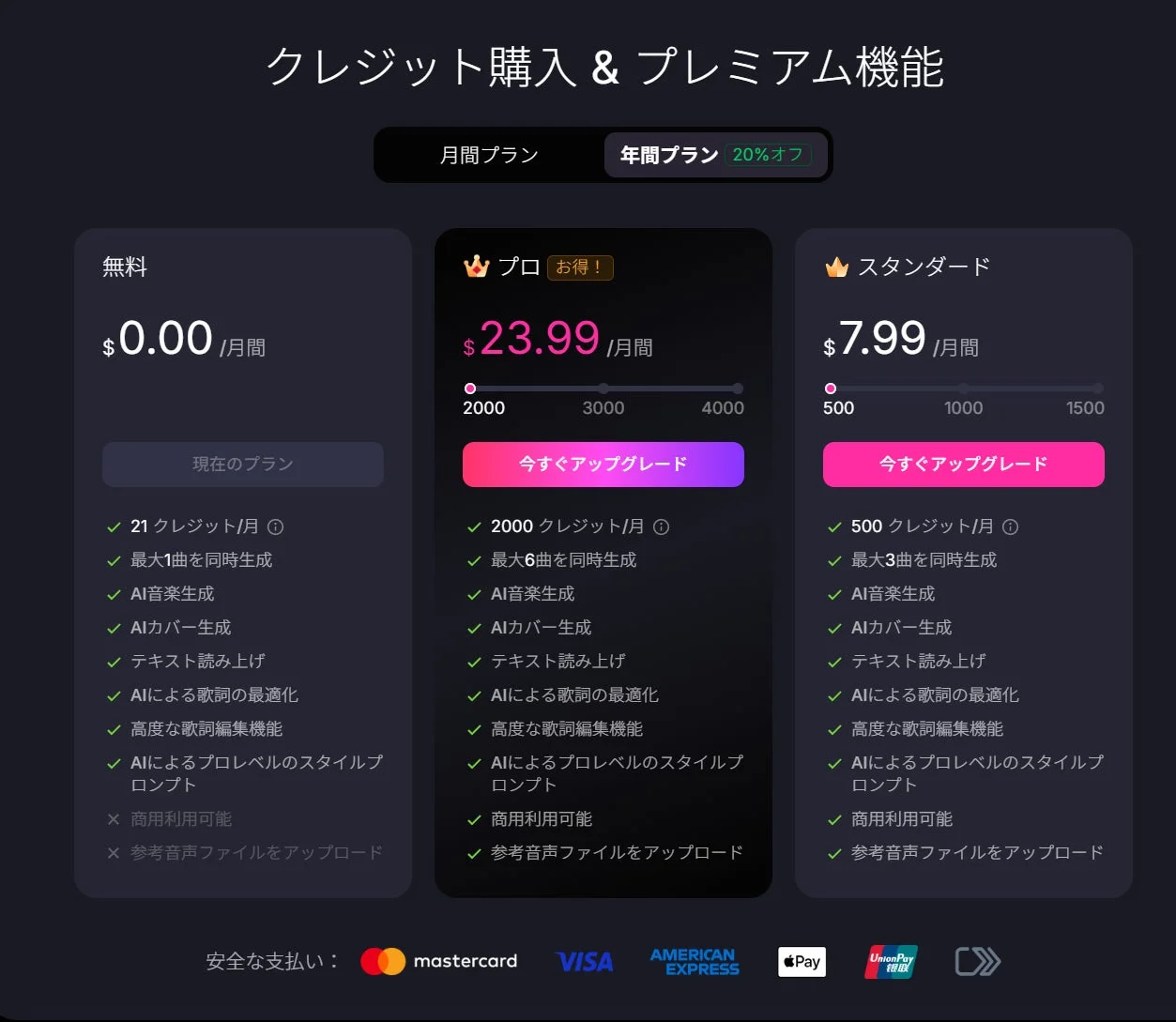 料金プラン