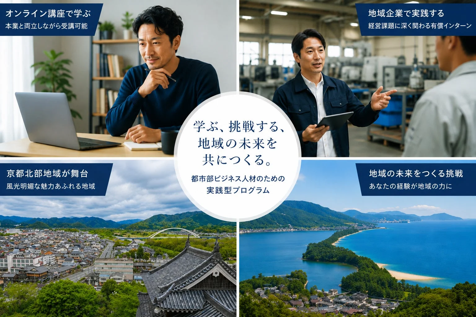 学ぶ、挑戦する、地域の未来を共につくる