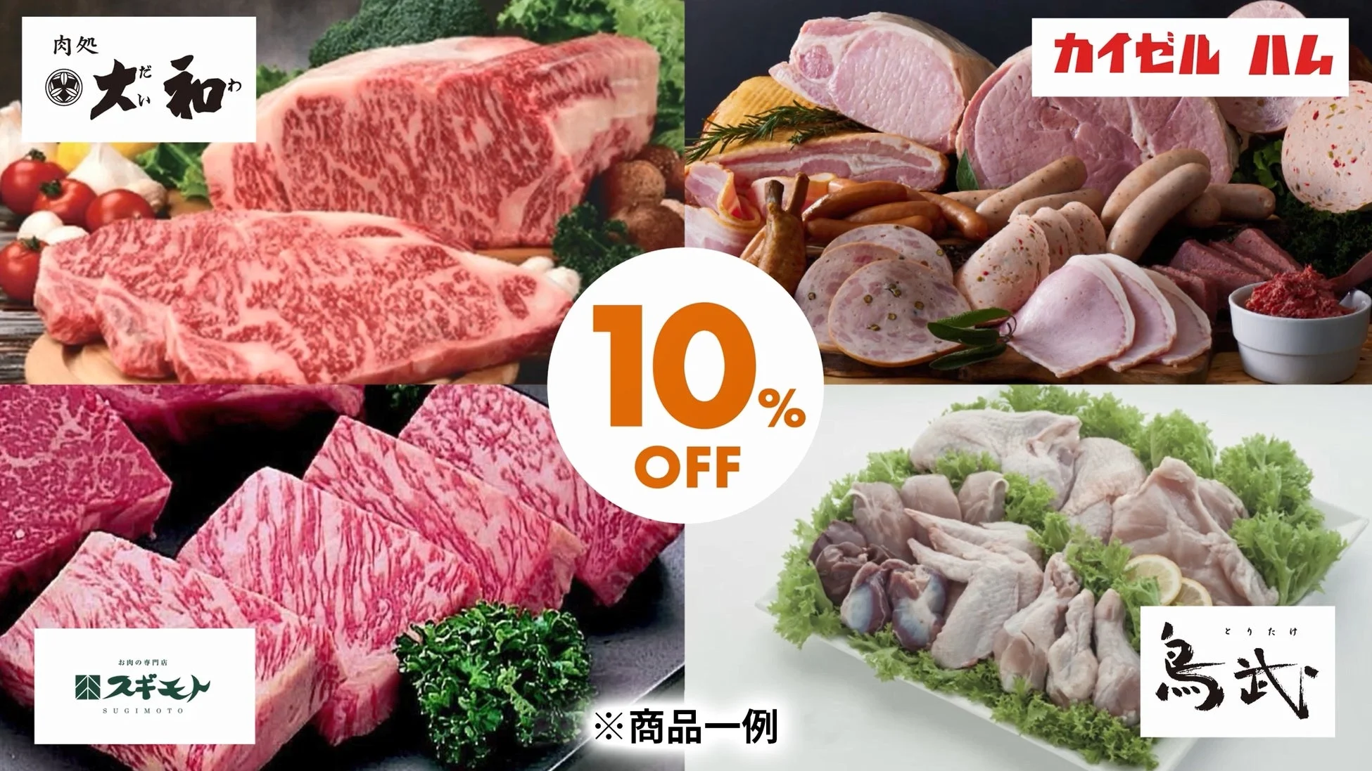 肉製品の割引例