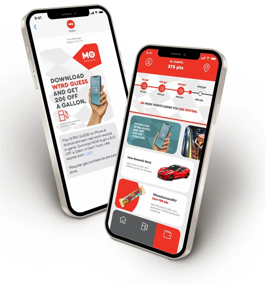 Connected Rewardsによるガソリン割引イメージ