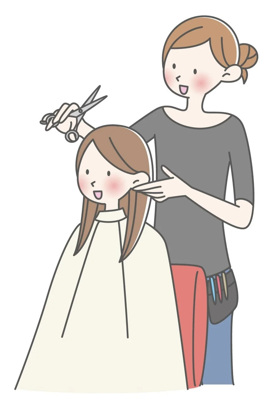 美容院イラスト