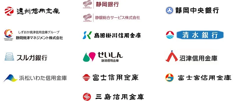 協力金融機関のロゴ
