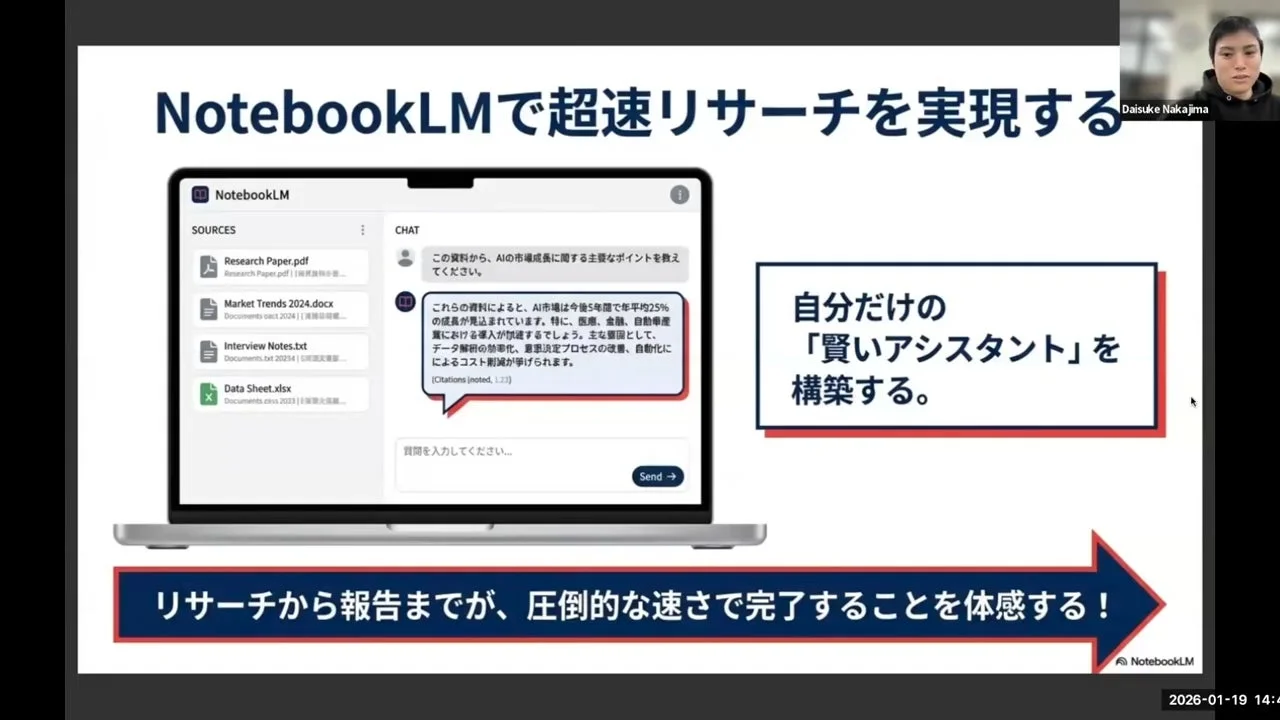 NotebookLMで超速リサーチを実現する