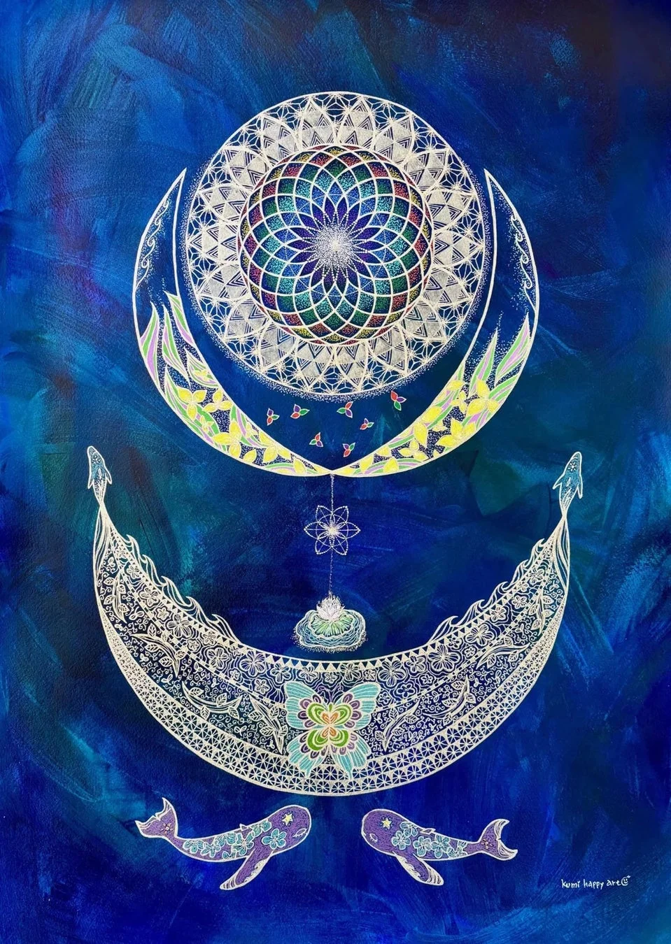 Meditation Art "クジラの方舟がやってくる"