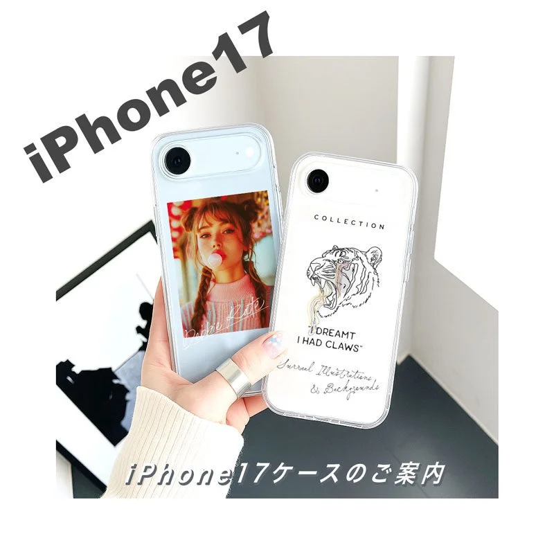 iPhone17用のデザインスマートフォンケース2種類