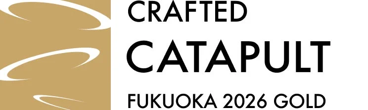 CRAFTED CATAPULT FUKUOKA 2026 GOLDのロゴ