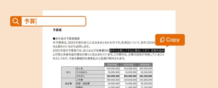 透明テキスト付きPDF