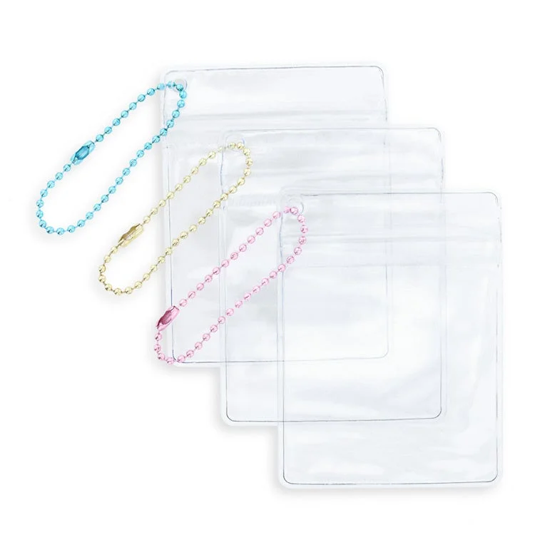 ジップバッグ ボールチェーン付き