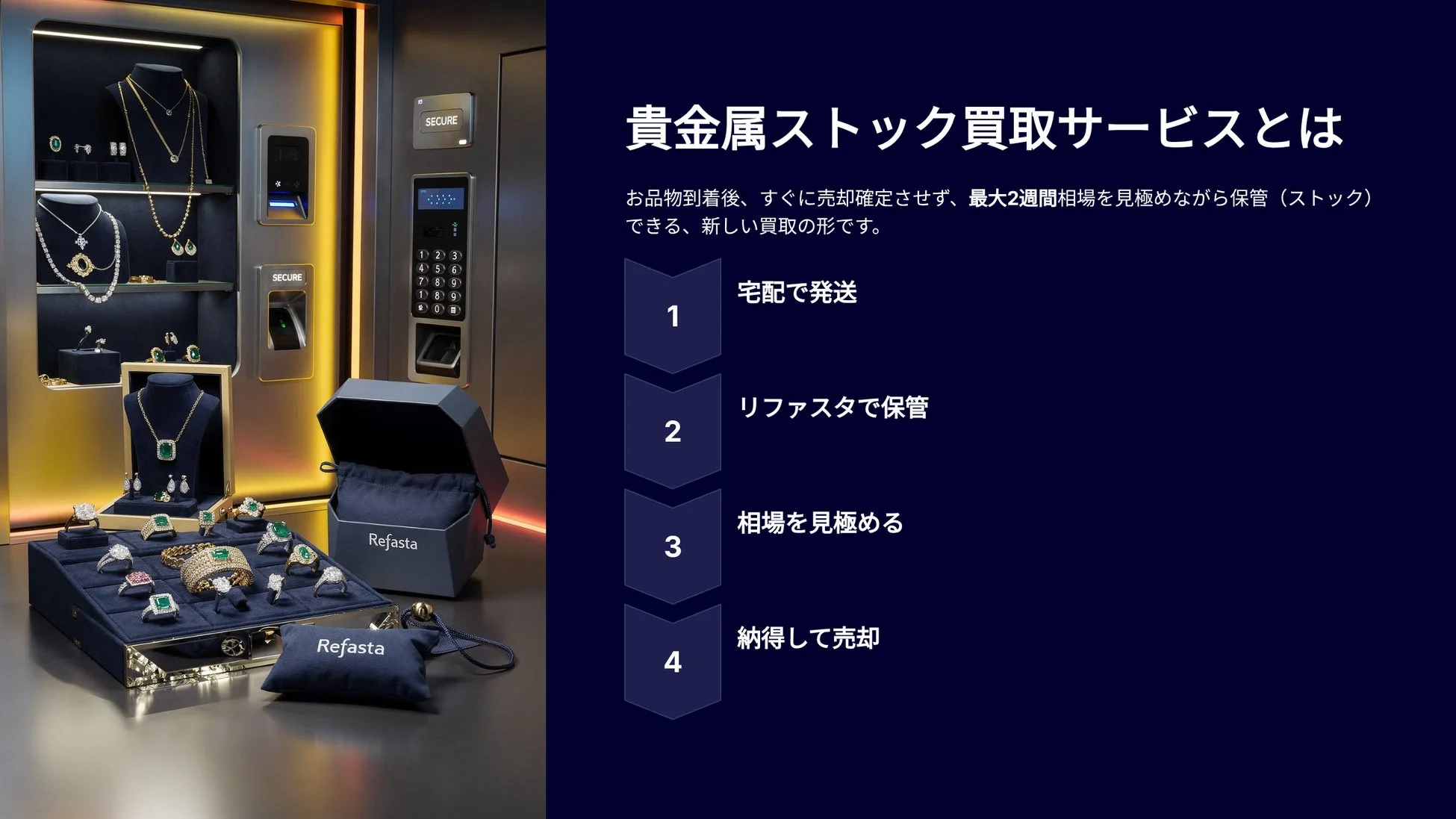 貴金属ストック買取サービスとは