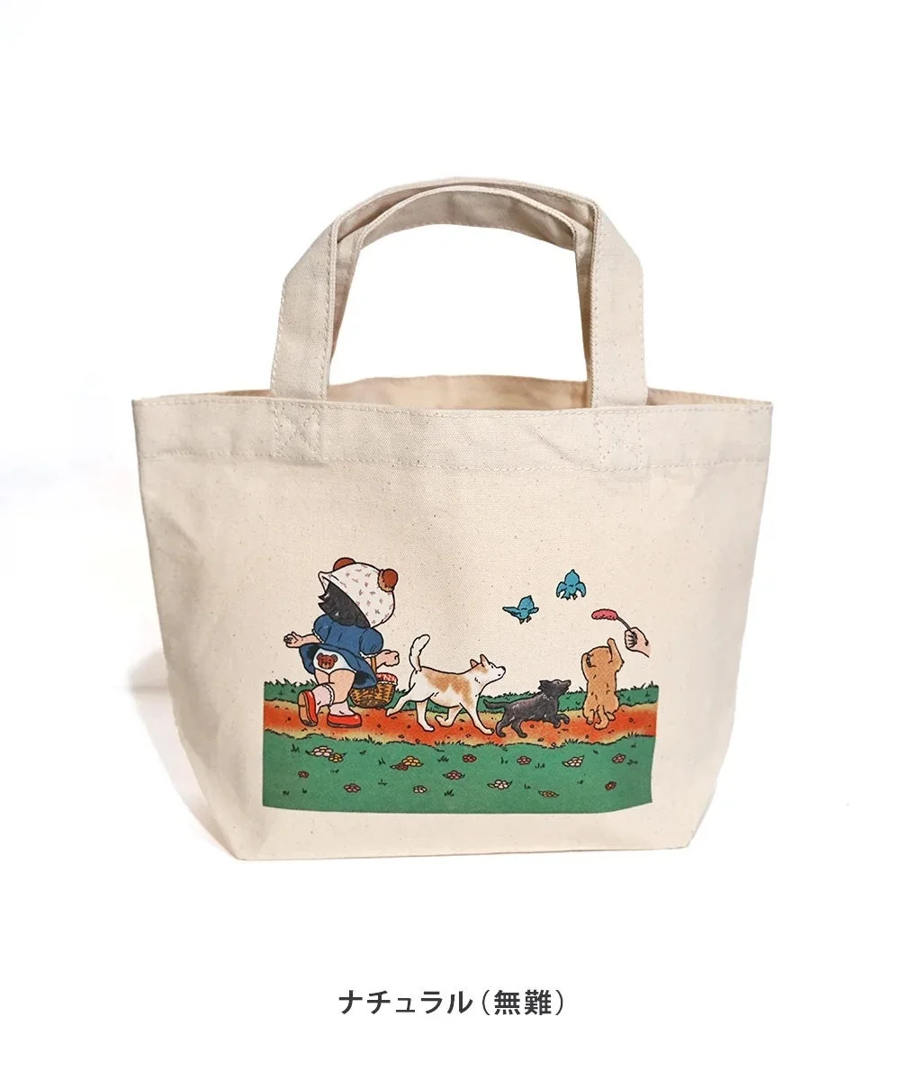 ナチュラルランチトート背面