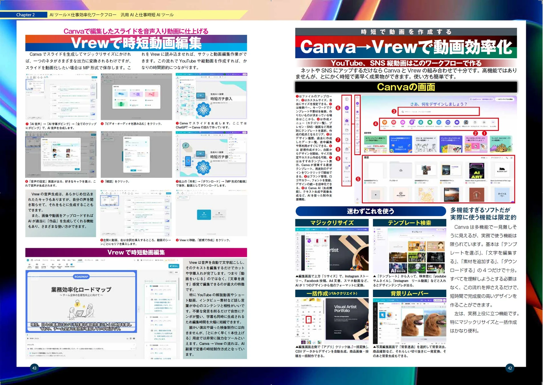 CanvaとVrewで時短動画編集