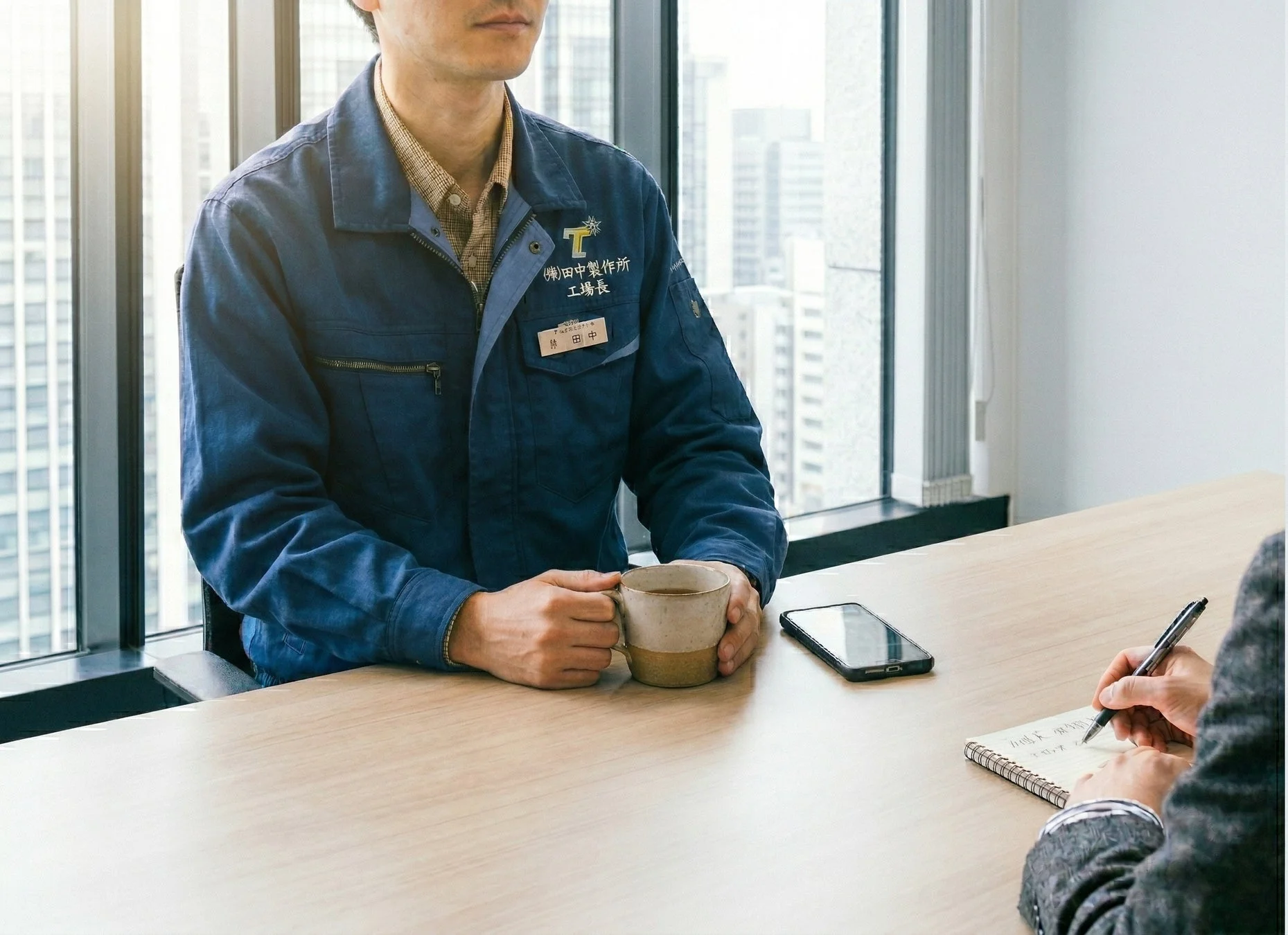 (株)田中製作所 工場長 田中