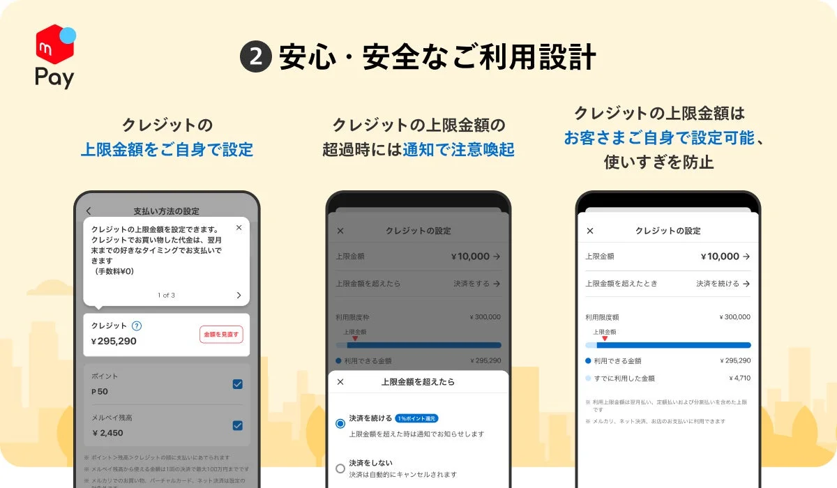 安心・安全なご利用設計