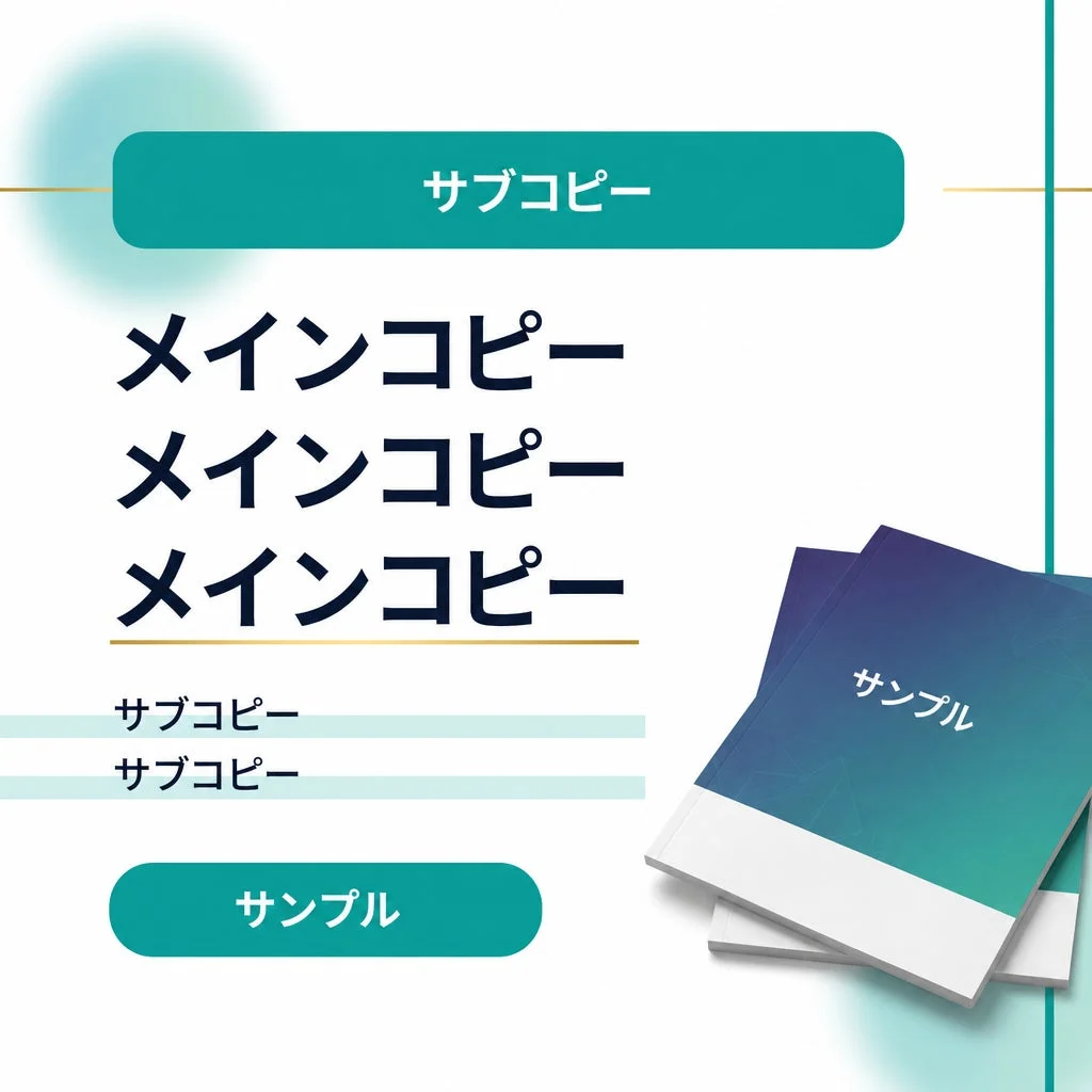 テンプレート化されたバナーの例