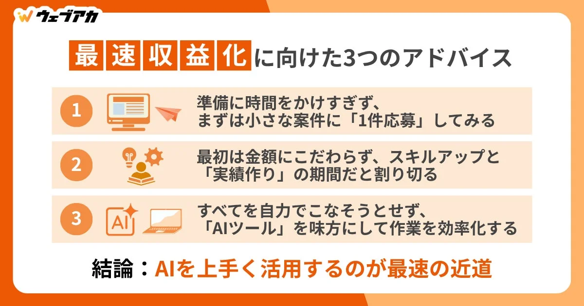 3つのアドバイス