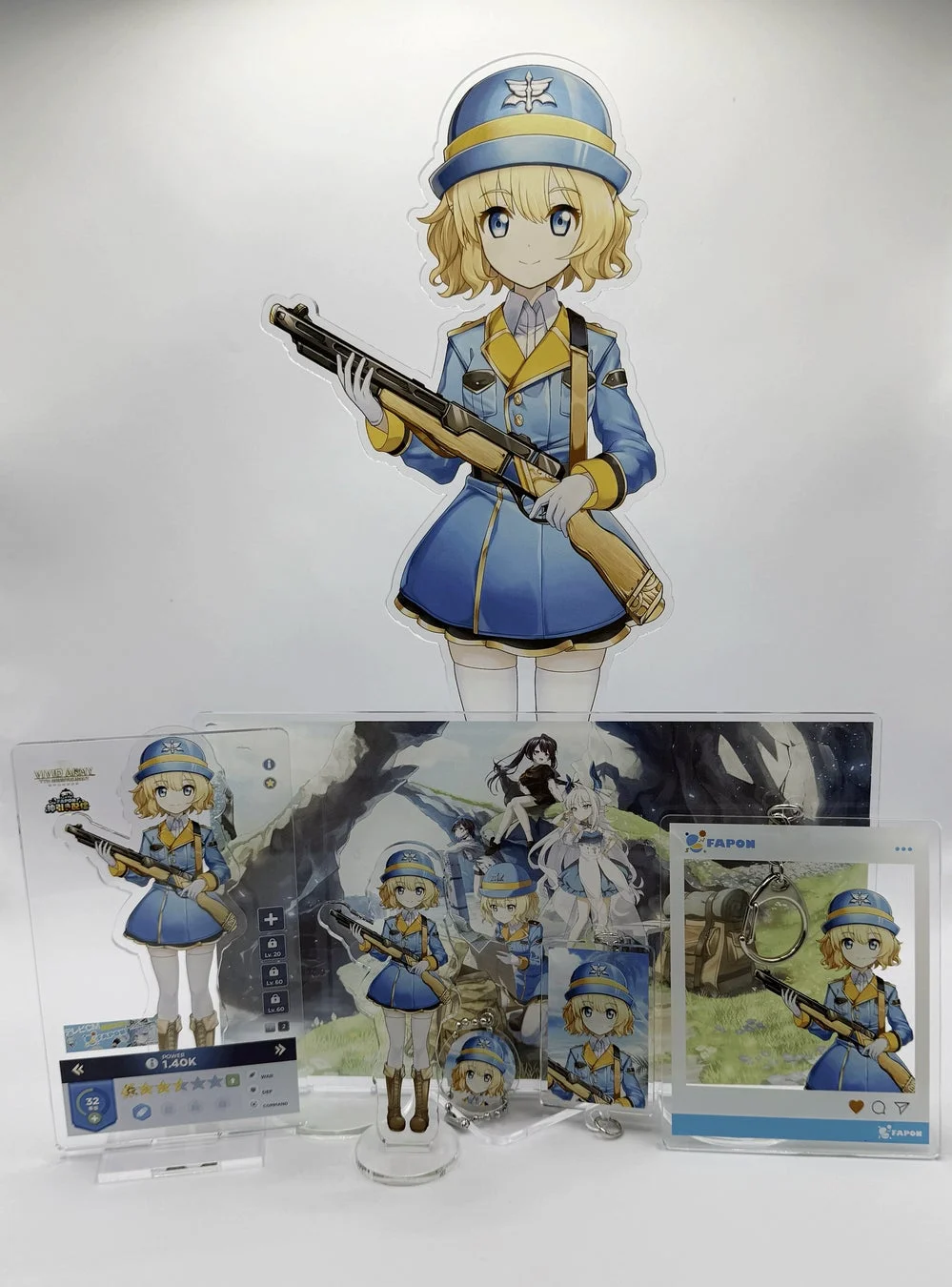 FAPONオールアクリルグッズ