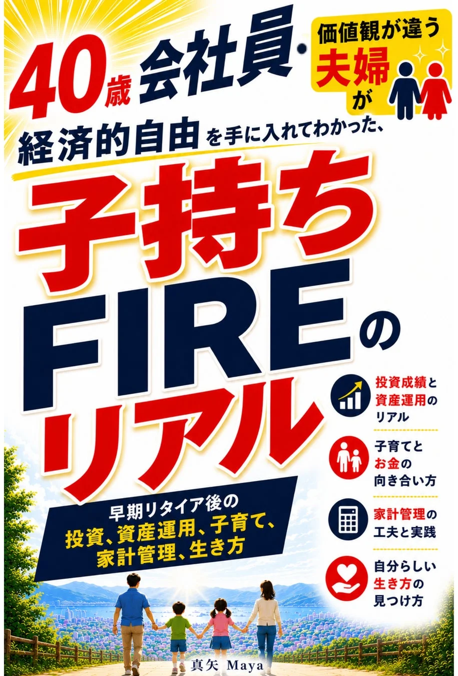 『子持ちFIREのリアル』表紙