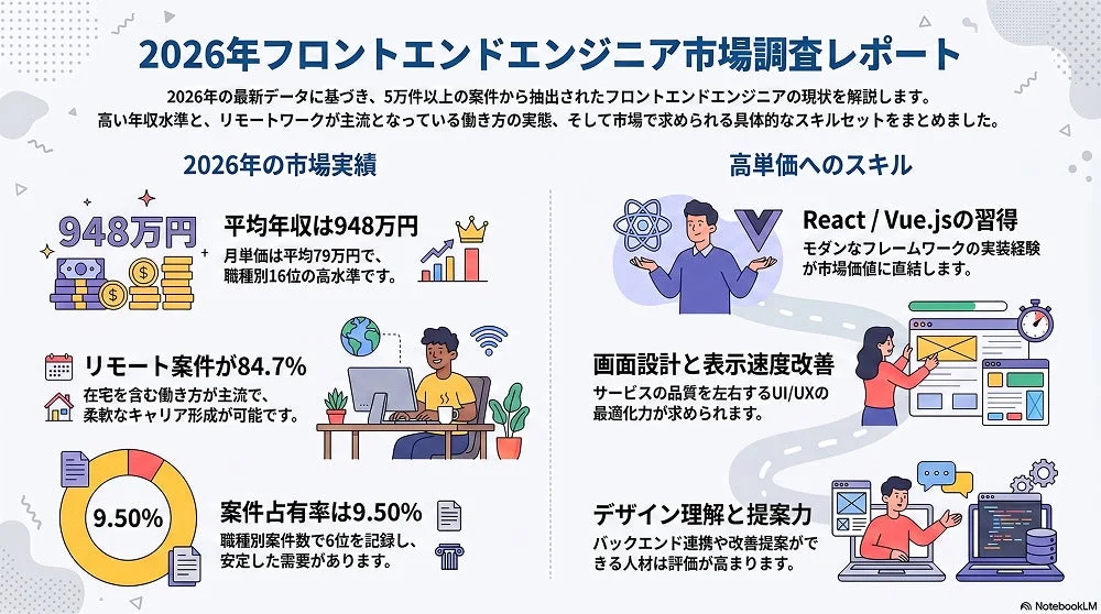 2026年フロントエンドエンジニア市場調査レポート