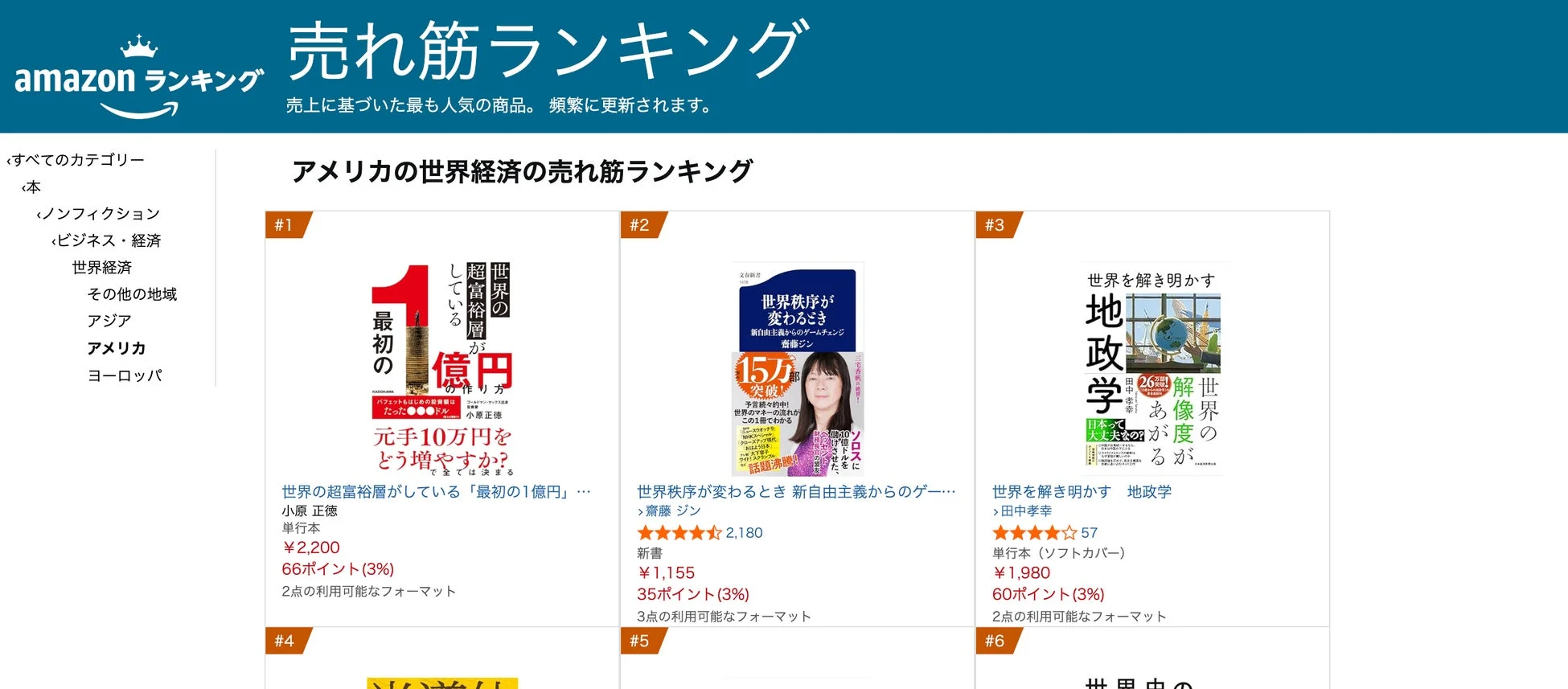 Amazonランキング