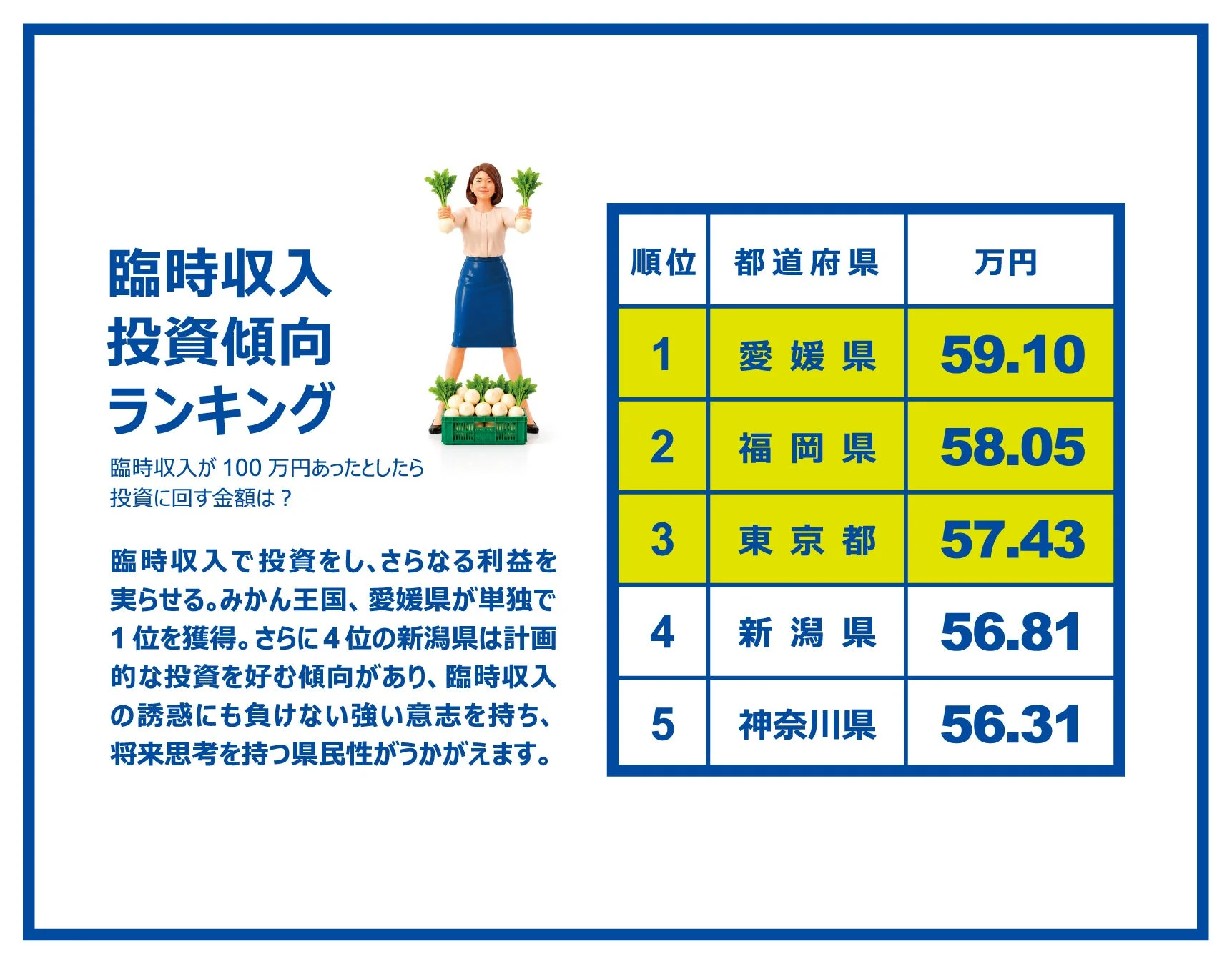 臨時収入 投資傾向 ランキング
